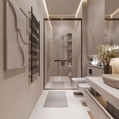 Bathroom Design in Villa