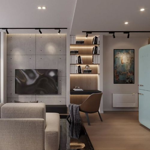 Modern Living room Interior in Villa