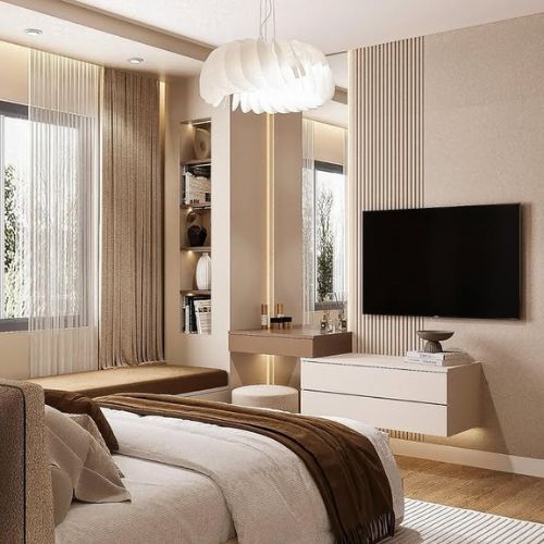 Stylish Bedroom Design in Villa